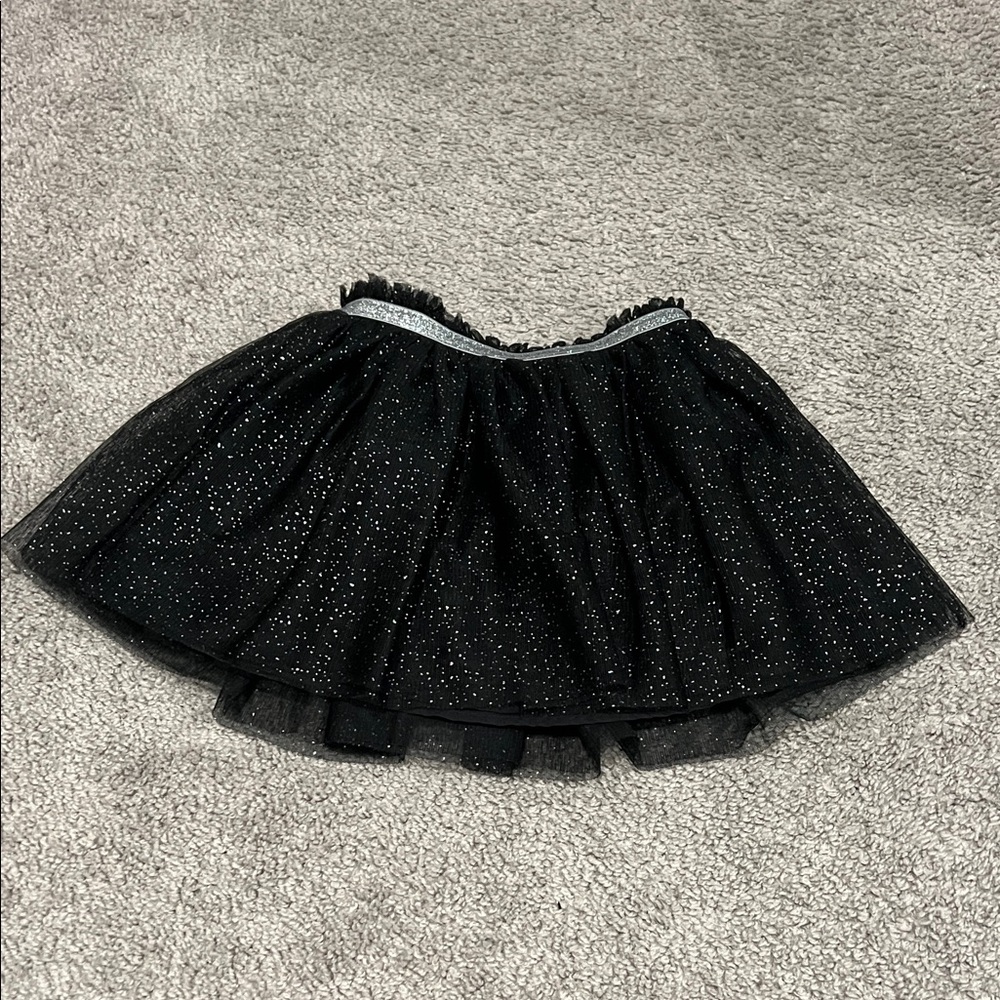 Cat & Jack Black Sparkle Skirt